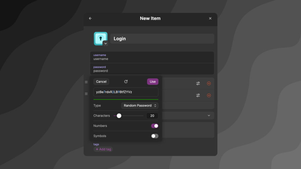 Aplikacja do przechowywania haseł