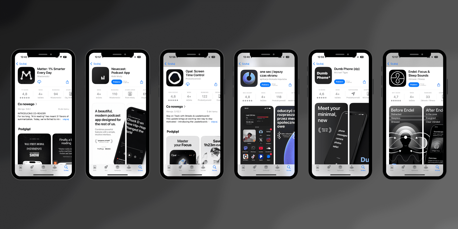 minimalistyczne aplikacje na ios